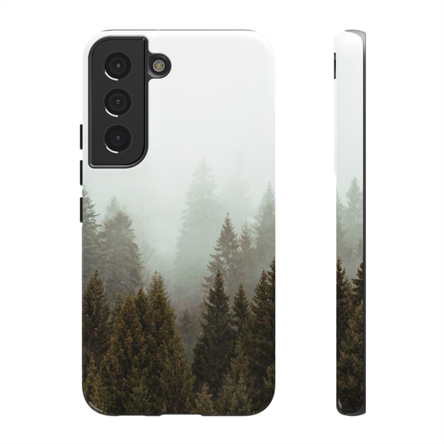 Pine Trees Forest Iphone 17 16 15 14 13 12 Pro Case, Fog  Cute Tough Hard Cases 11 8 Plus X XR XS Max Galaxy S26 S25 S24 S23 Phone Cover - Starcove Fashion