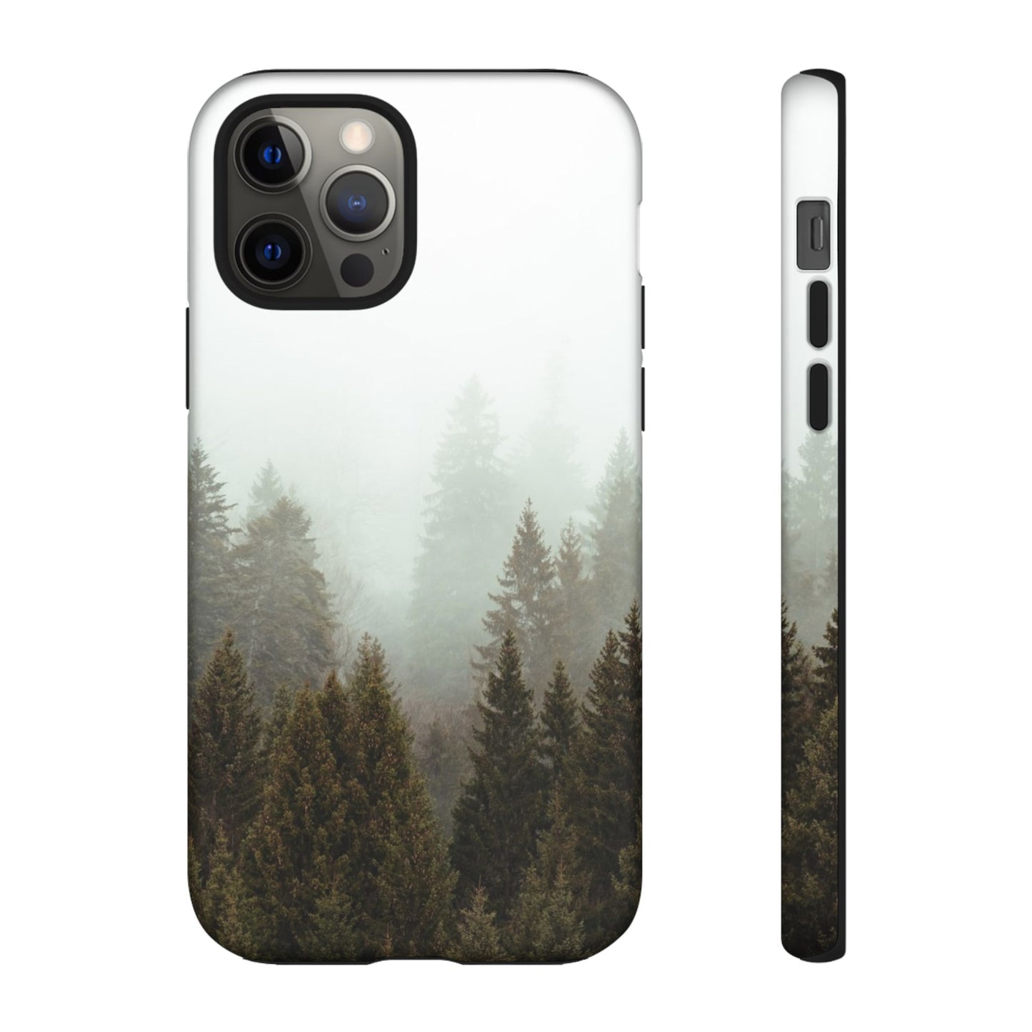 Pine Trees Forest Iphone 17 16 15 14 13 12 Pro Case, Fog  Cute Tough Hard Cases 11 8 Plus X XR XS Max Galaxy S26 S25 S24 S23 Phone Cover - Starcove Fashion