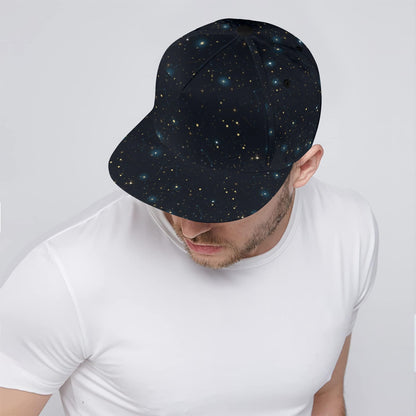 Constellation Snapback Hat Cap, Galaxy Space Universe Stars Ball Dad Mom Trucker Men Women Male Ladies Stylish Aesthetic Designer Fashion
