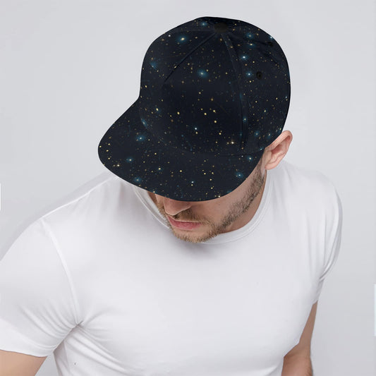 Constellation Snapback Hat Cap, Galaxy Space Universe Stars Ball Dad Mom Trucker Men Women Male Ladies Stylish Aesthetic Designer Fashion
