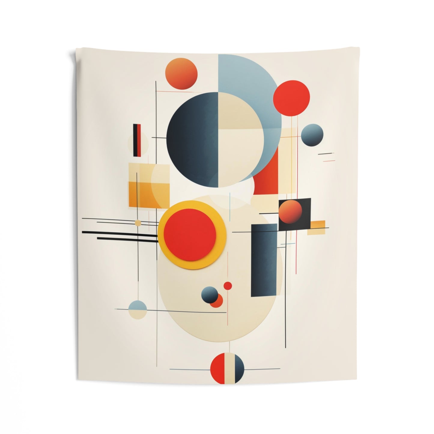 Bauhaus Tapestry, Geometric Abstract Wall Art Hanging Cool Unique Vertical Aesthetic Large Small Decor Bedroom College Dorm Room Starcove Fashion