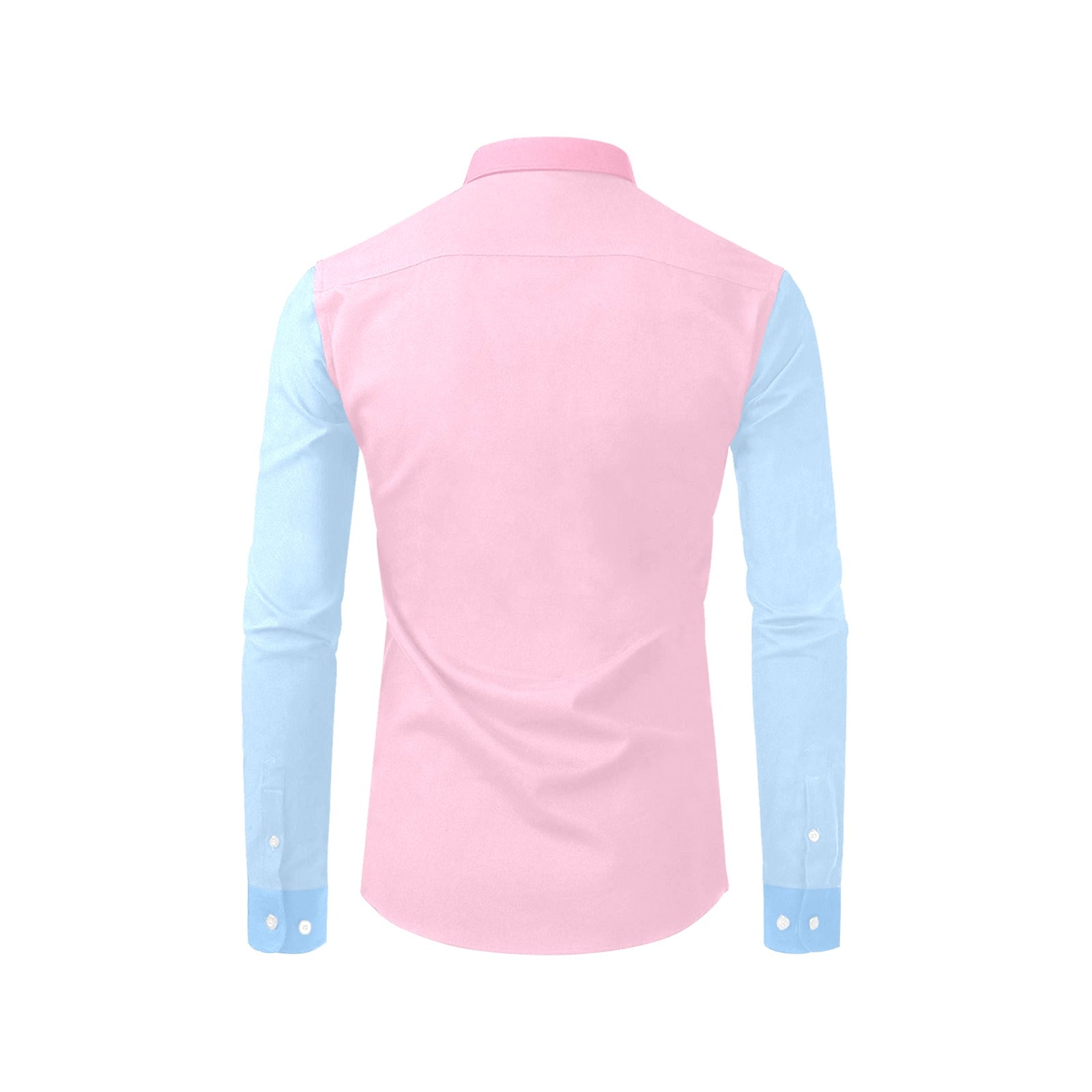 Color Block Long Sleeve Men Button Up Shirt, Pink Blue Purple Pastel Tone Combo Print Buttoned Male Guys Collared Dress Shirt Chest Pocket XL Color Block Long Sleeve Men Button Up Shirt, Pink Blue Purple Pastel Tone Combo Print Buttoned Male Guys Collared Dress Shirt Chest Pocket XL