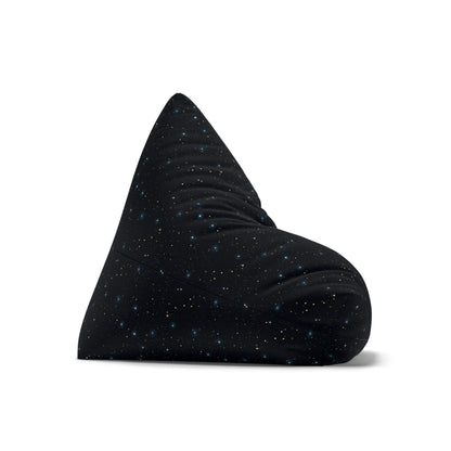 Constellation Bean Bag Chair Cover, Stars Space Galaxy Washable Triangle Small Large Adult Children Kids Sofa Dorm Decor Unfilled Sack