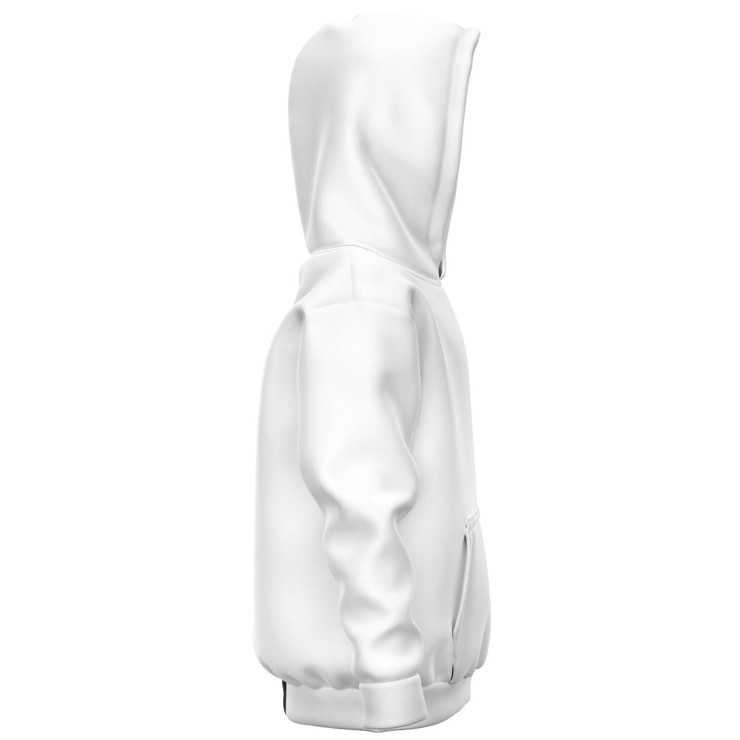 Half Black Half White Kids Pullover Hoodie, Two Tone Color Split Girls Boy Toddler Youth Children Fleece Cozy Cotton Hooded Sweatshirt Pockets