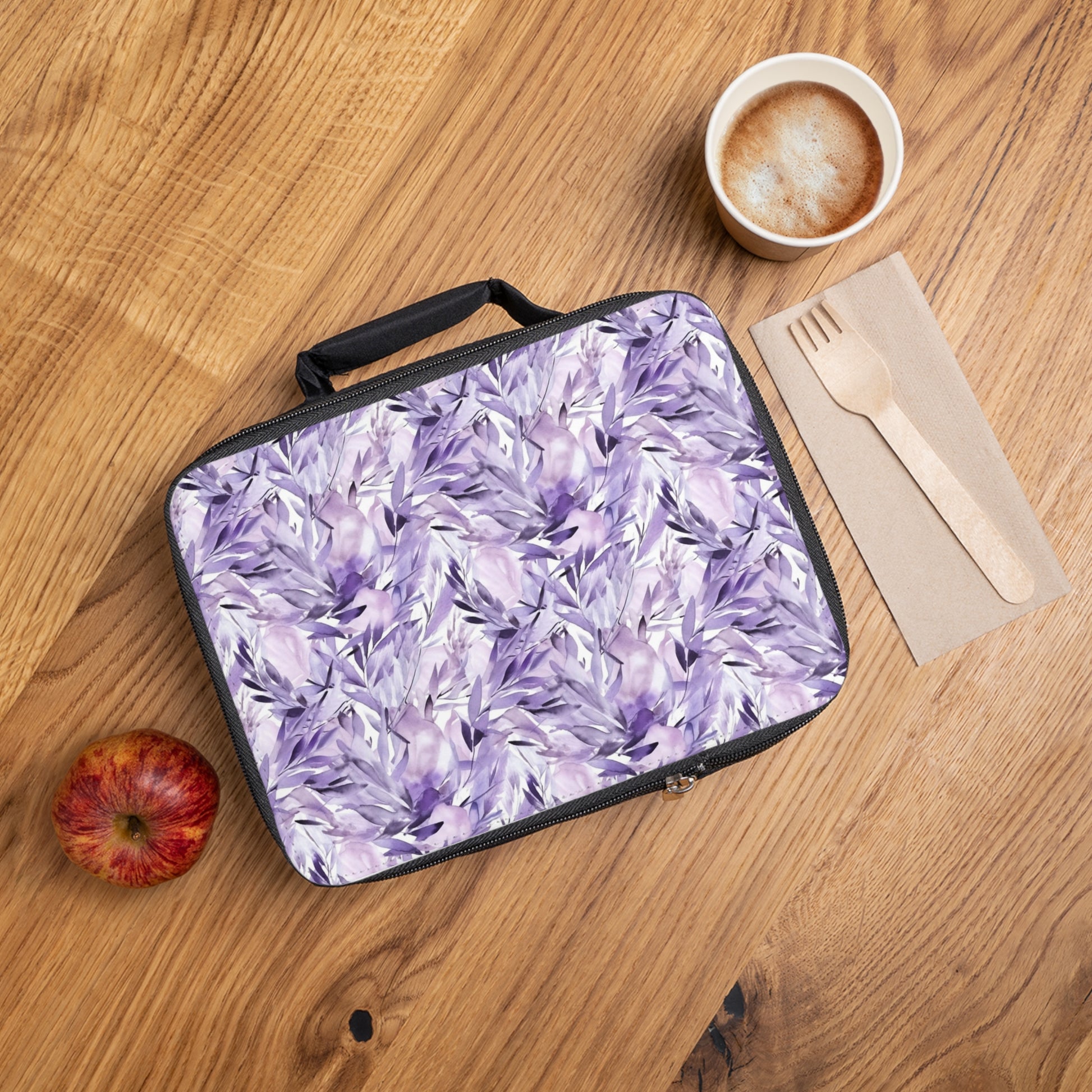Lavender Insulated Lunch Box, Purple Floral Flowers Cute Food Containe –  Starcove Fashion