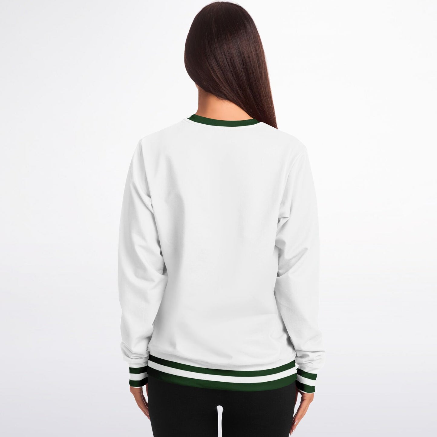 Tennis Club Sweatshirt, Preppy Sports White Green Graphic Crewneck Fleece Cotton Sweater Jumper Pullover Men Women Adult Designer Top
