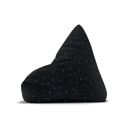 Constellation Bean Bag Chair Cover, Stars Space Galaxy Washable Triangle Small Large Adult Children Kids Sofa Dorm Decor Unfilled Sack