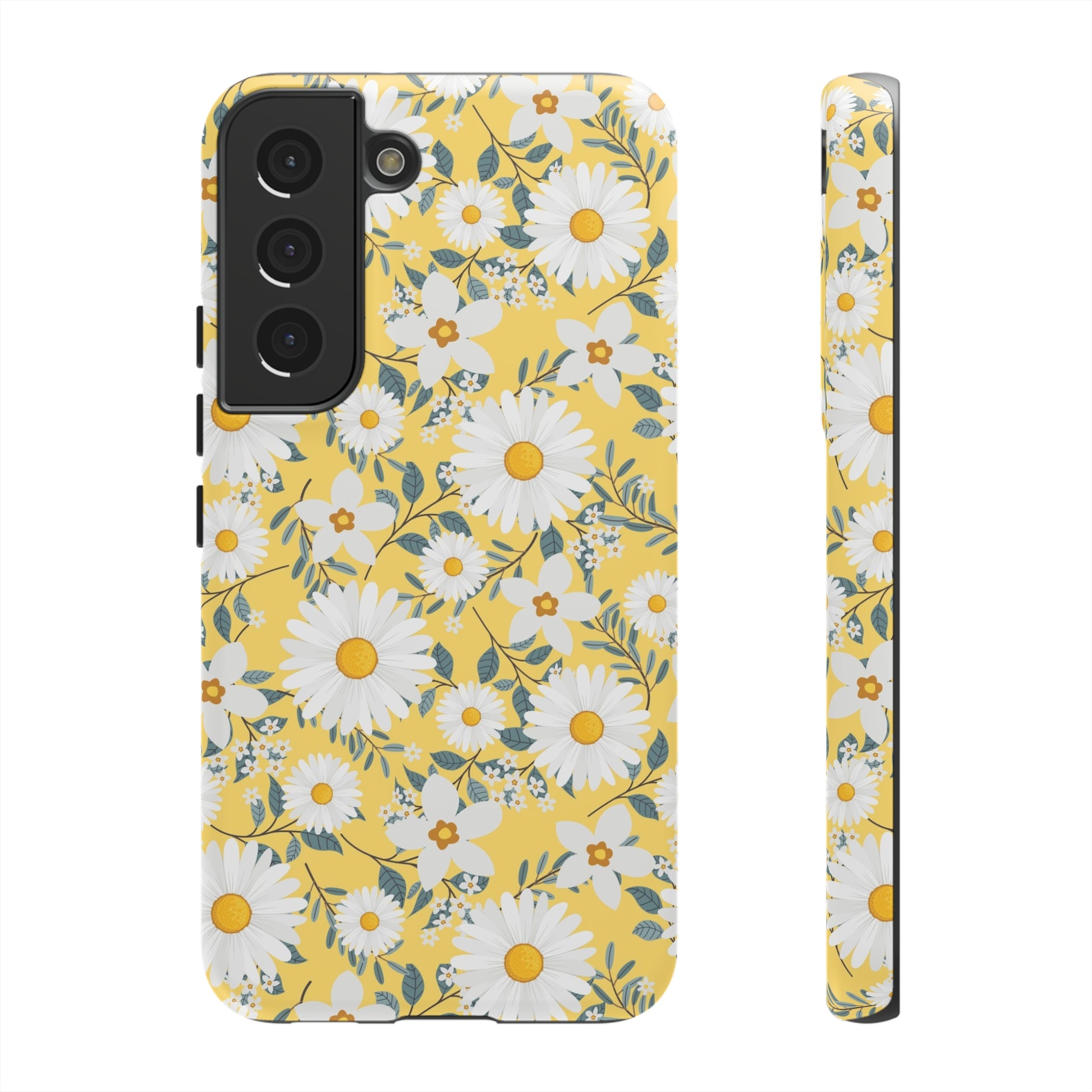 Daisy Iphone 14 13 12 Pro Case, Yellow Flowers Floral Cute Aesthetic Tough Cases 11 8 Plus X XR XS Max Pixel Galaxy S23 s22 Phone Starcove Fashion