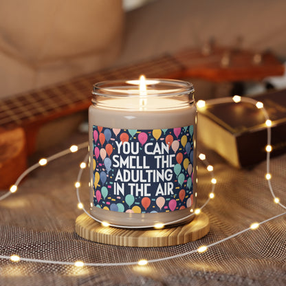 Funny Birthday Candle, Smells Adulting 21st 18st Adult Best Friends Gift Girl Guy Men Women Her Him Male Decor Years Old Party Present Card