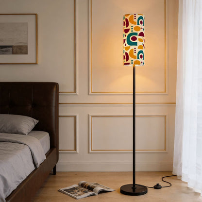 Mid Century Modern Floor Lamp (Made in USA), Modern Standing Light Lampshade Living Room Bedroom Tall Corner Dimmable Cool Unique Reading - Starcove Fashion