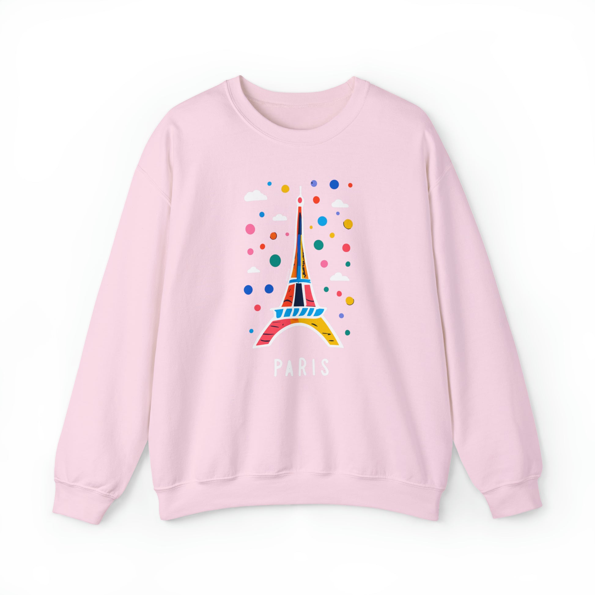 Paris Sweatshirt, Eifel Tower Graphic Crewneck Fleece Cotton Sweater Jumper Pullover Men Women Adult Aesthetic Designer Top Starcove Fashion