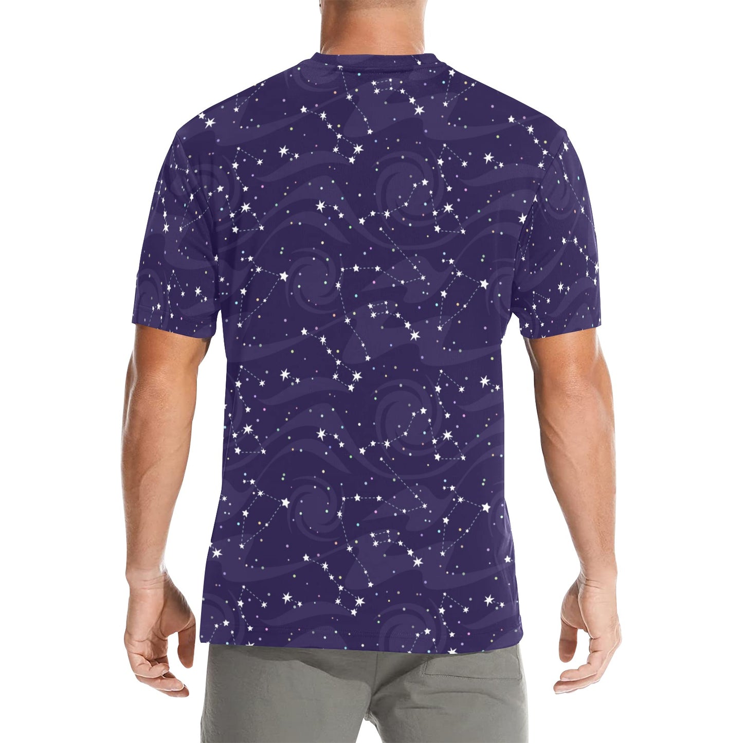 Constellation Star Galaxy Tshirt Designer Graphic Aesthetic Lightweight Summer Crewneck Men Male Women Tee Top Short Sleeve Shirt