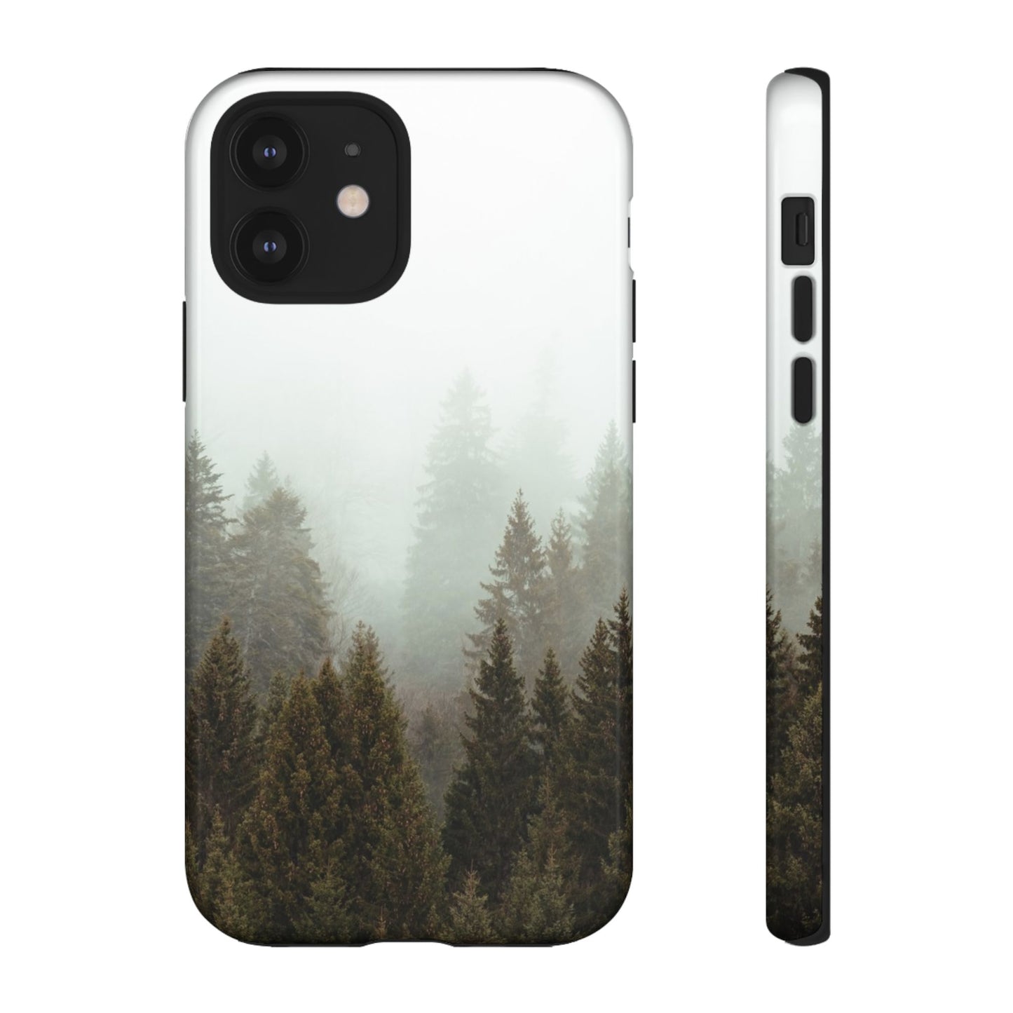 Pine Trees Forest Iphone 17 16 15 14 13 12 Pro Case, Fog  Cute Tough Hard Cases 11 8 Plus X XR XS Max Galaxy S26 S25 S24 S23 Phone Cover - Starcove Fashion