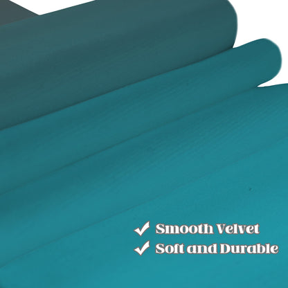 Turquoise Teal Window Curtain, Ombre Gradient Color Kitchen Living Room Bedroom Bathroom Fabric Unique Rod Pocket Decor Housewarming Home