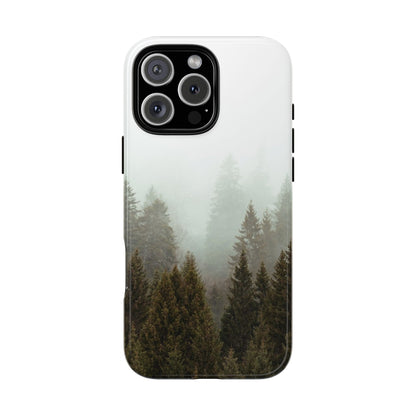 Pine Trees Forest Iphone 17 16 15 14 13 12 Pro Case, Fog  Cute Tough Hard Cases 11 8 Plus X XR XS Max Galaxy S26 S25 S24 S23 Phone Cover - Starcove Fashion
