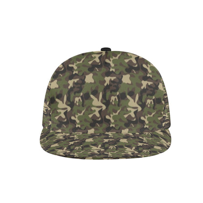 Camo Snapback Hat Cap, Camouflage Green Vintage Ball Dad Mom Trucker Men Women Male Ladies Unisex Stylish Aesthetic Designer Fashion Hat