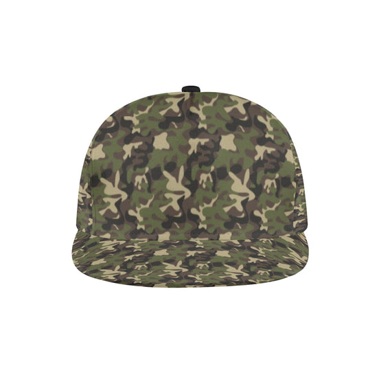 Camo Snapback Hat Cap, Camouflage Green Vintage Ball Dad Mom Trucker Men Women Male Ladies Unisex Stylish Aesthetic Designer Fashion Hat