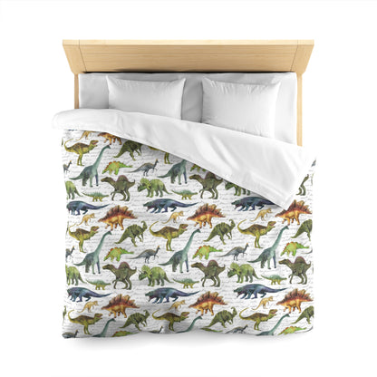 Dinosaurs Duvet Cover, Dino TRex Bedding Microfiber Full Queen Twin XL King Unique Bed Cover Modern Home Bedroom Décor Starcove Fashion