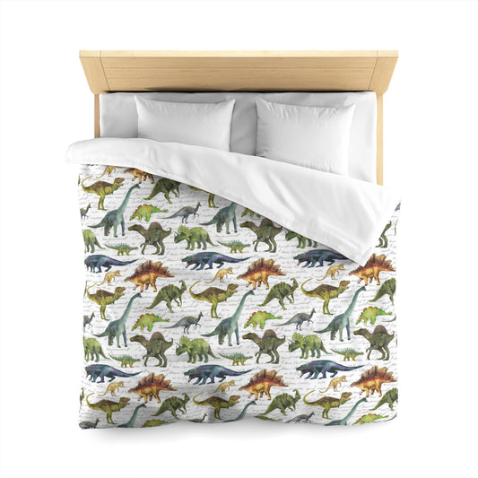 Dinosaurs Duvet Cover, Dino TRex Bedding Microfiber Full Queen Twin XL King Unique Bed Cover Modern Home Bedroom Décor Starcove Fashion