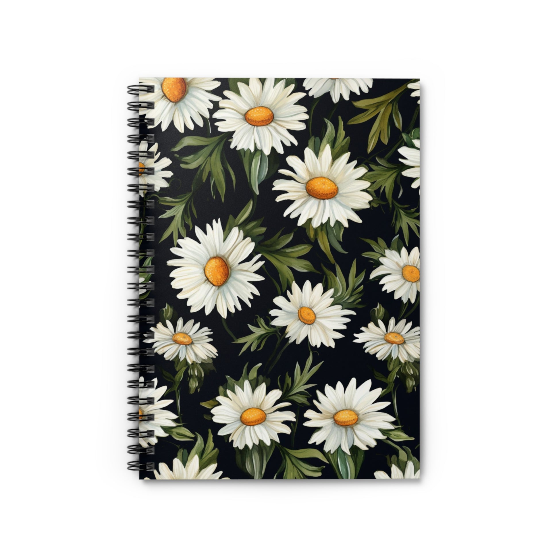 Daisies Spiral Notebook, Daisy Flowers Floral Travel Design Small Jour –  Starcove Fashion