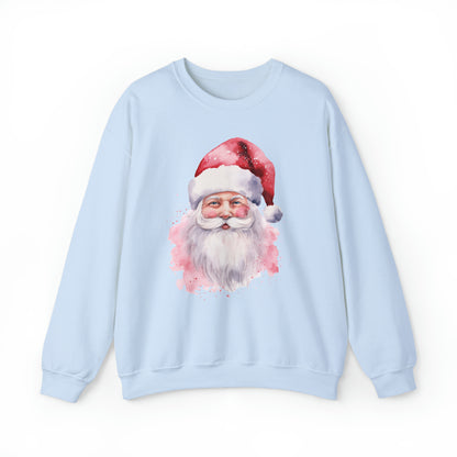 Pink Santa Claus Christmas Sweater,  Xmas Ugly Print Women Men Vintage Funny Party Winter Holiday Outfit Sweatshirt Starcove Fashion