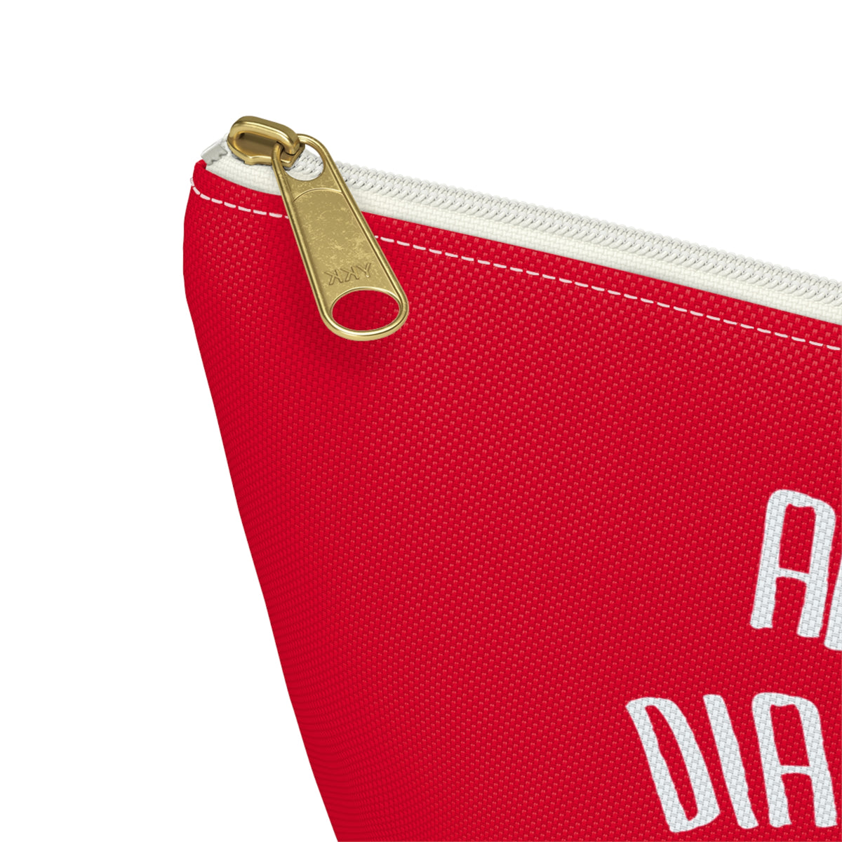 All My Diabetes Stuff, Diabetes Supply Bag, Funny Diabetic Supply Bag, Type 1 one Carry Case, Accessory Red Pouch Zipper w T-bottom - Starcove Fashion