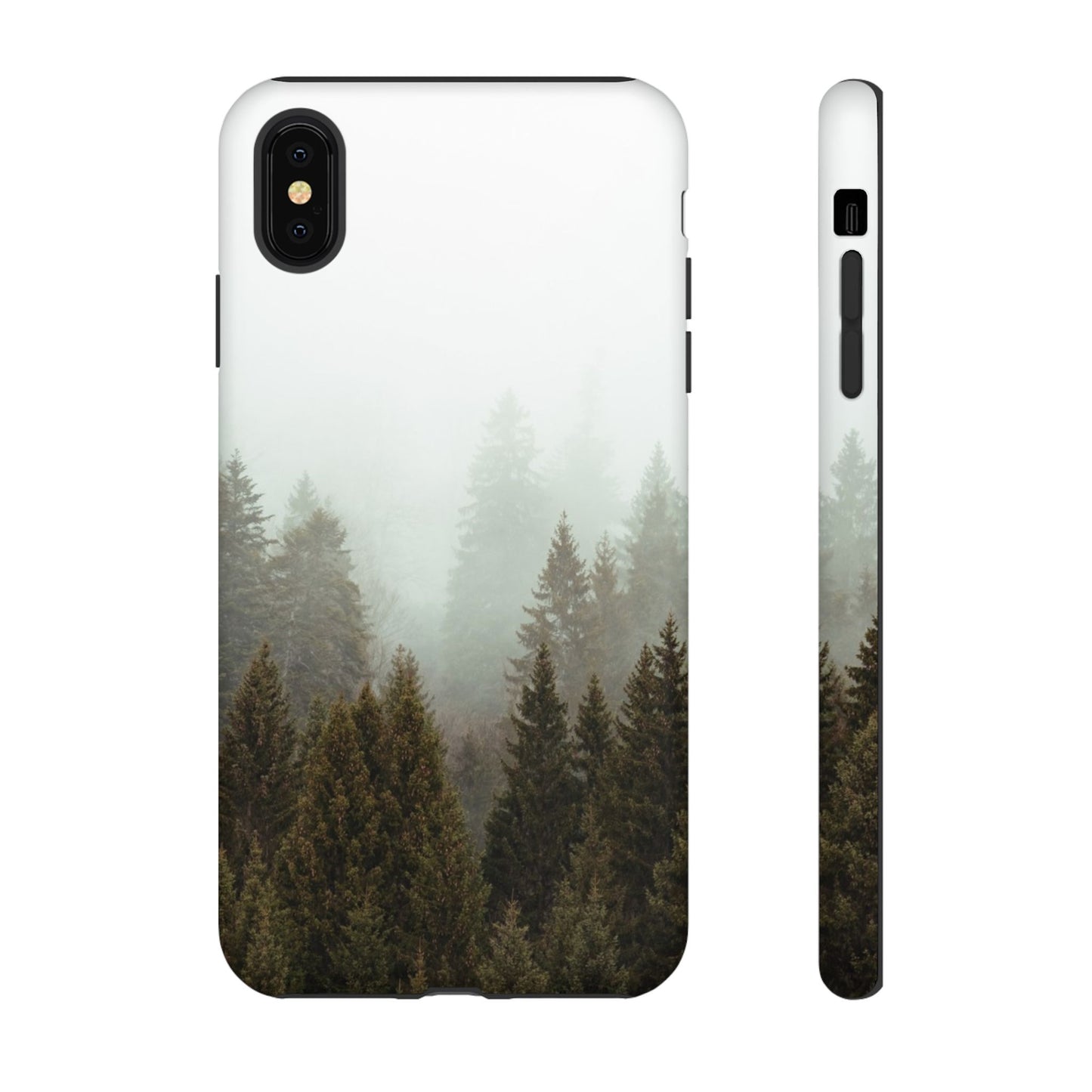 Pine Trees Forest Iphone 17 16 15 14 13 12 Pro Case, Fog  Cute Tough Hard Cases 11 8 Plus X XR XS Max Galaxy S26 S25 S24 S23 Phone Cover - Starcove Fashion