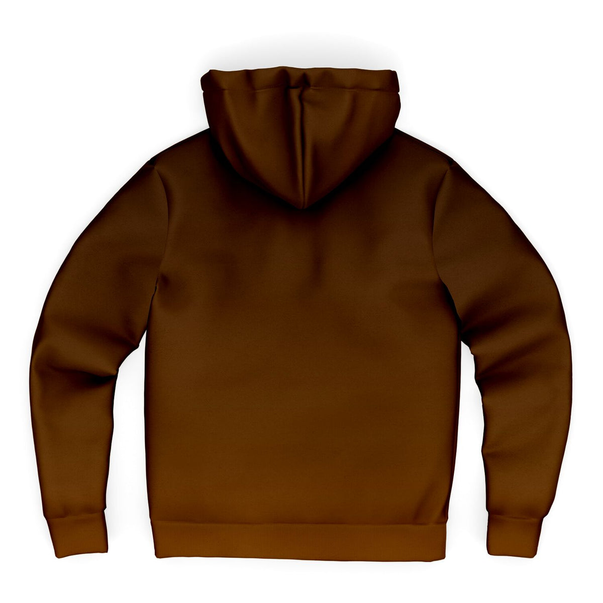 Brown Ombre Zip Up Fleece Lined Hoodie, Gradient Heavyweight Full Zipper Pocket Men Women Unisex Aesthetic Graphic Hooded Sweatshirt Jacket