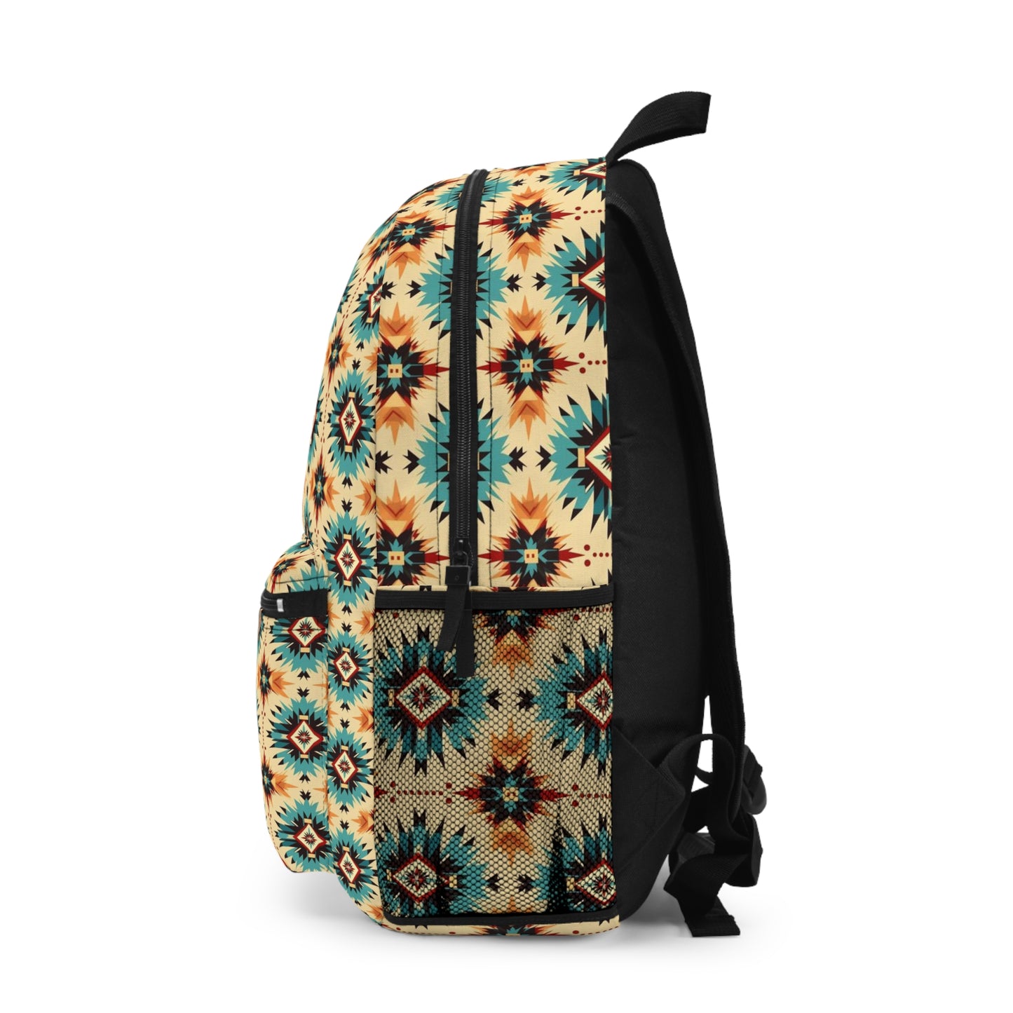 Western Navajo Backpack, Boho 15" Laptop Men Women Kids Gift Him Her School College Waterproof Pockets Aesthetic Canvas Bag