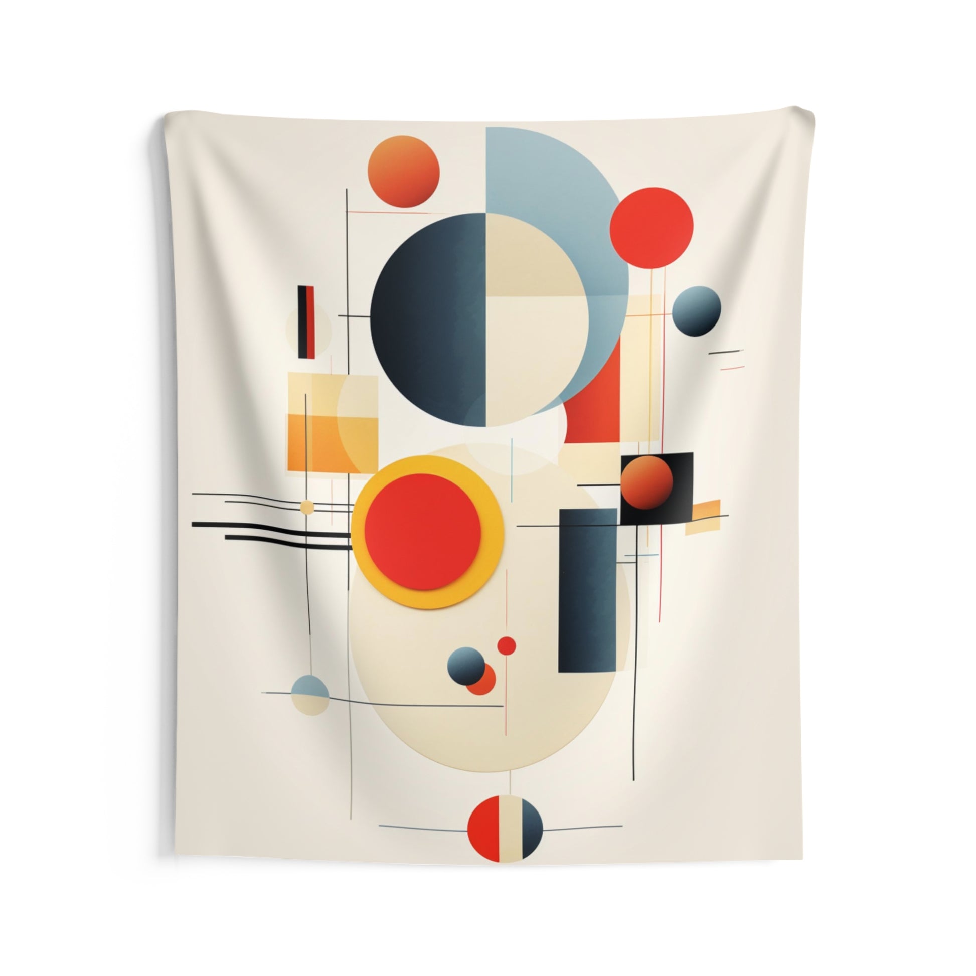 Bauhaus Tapestry, Geometric Abstract Wall Art Hanging Cool Unique Vertical Aesthetic Large Small Decor Bedroom College Dorm Room Starcove Fashion