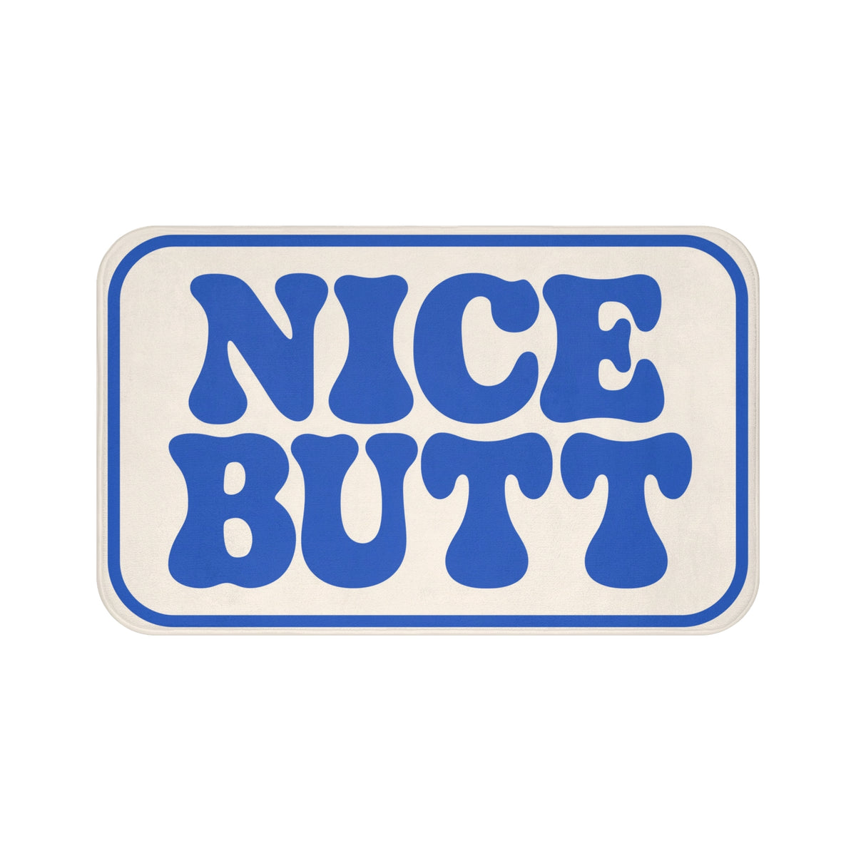 Nice Butt Bath Mat, Funny Bum Memory Foam Cute Shower Bathroom Decor Non Slip Floor Large Small Washable Quick Dry Luxury Rug