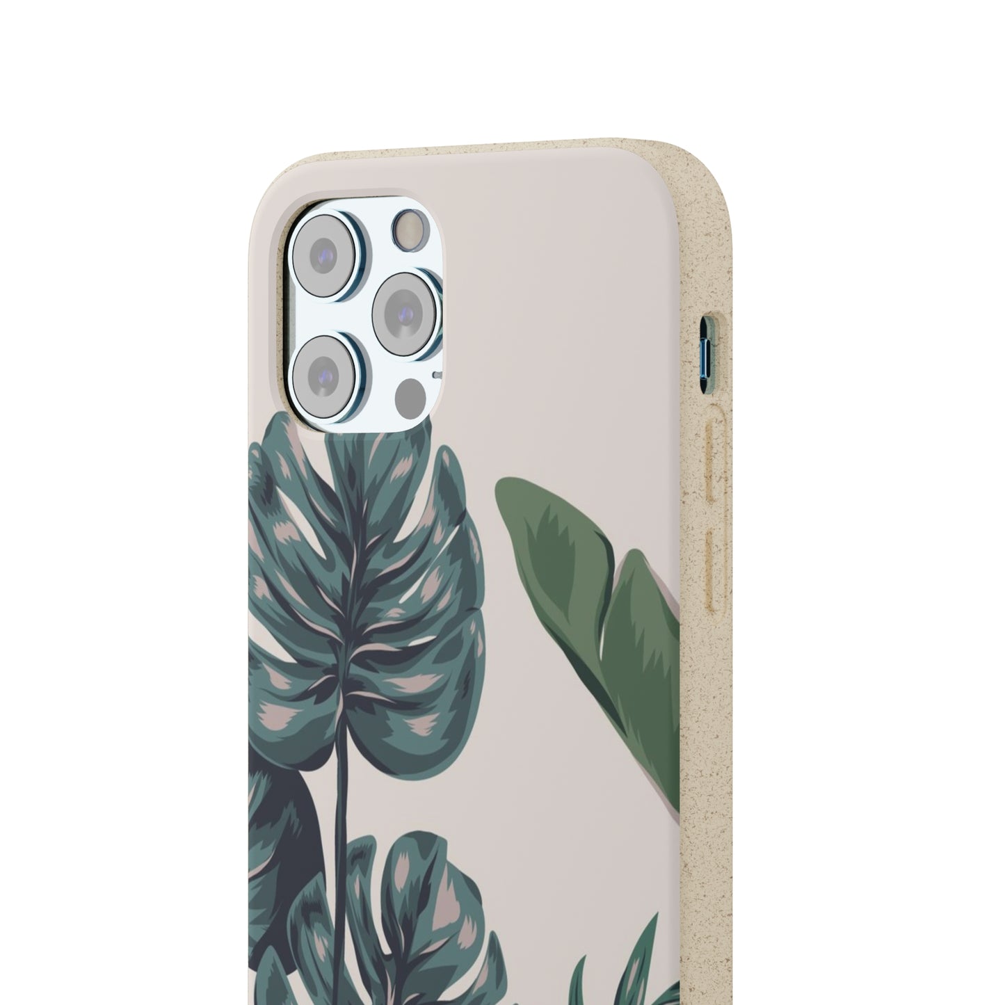 Tropical leaves iPhone 13 12 Pro Case, 11 Vegan Biodegradable Compostable Plant Samsung Galaxy S20 S21 S22 Eco Friendly Cell Phone Starcove Fashion