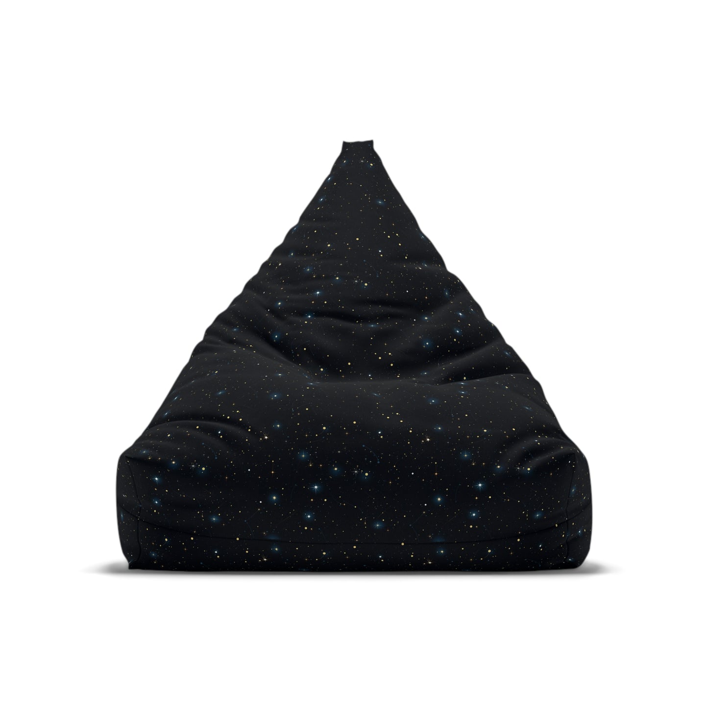Constellation Bean Bag Chair Cover, Stars Space Galaxy Washable Triangle Small Large Adult Children Kids Sofa Dorm Decor Unfilled Sack