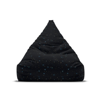 Constellation Bean Bag Chair Cover, Stars Space Galaxy Washable Triangle Small Large Adult Children Kids Sofa Dorm Decor Unfilled Sack