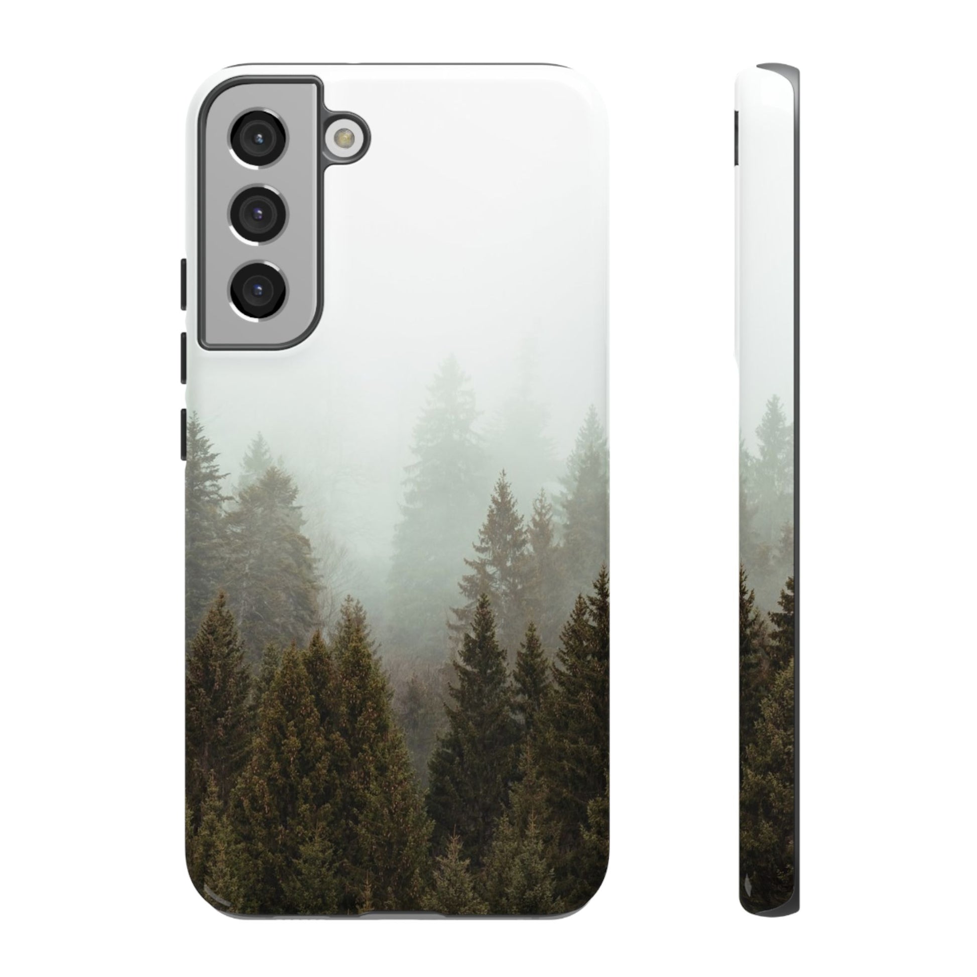 Pine Trees Forest Iphone 17 16 15 14 13 12 Pro Case, Fog  Cute Tough Hard Cases 11 8 Plus X XR XS Max Galaxy S26 S25 S24 S23 Phone Cover - Starcove Fashion