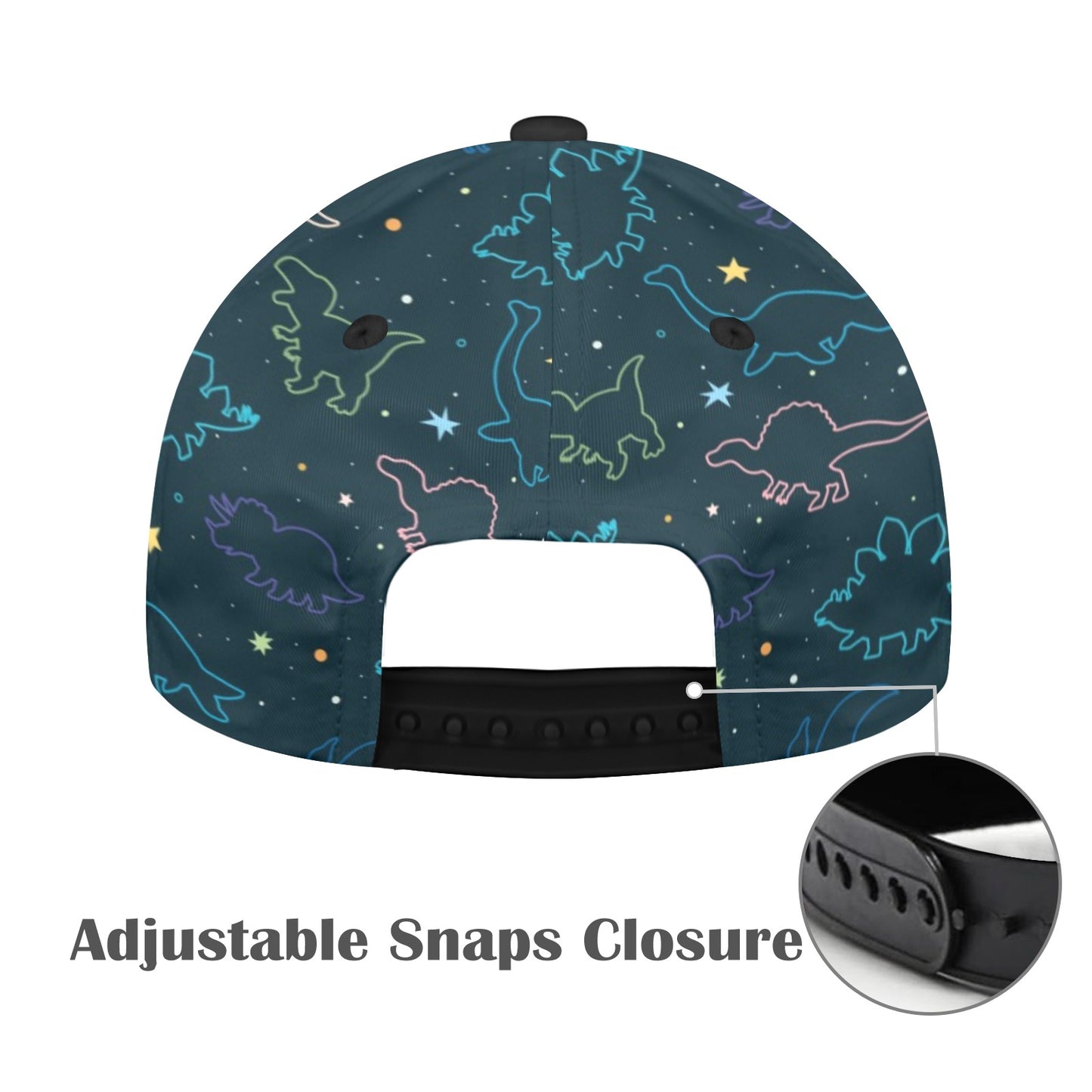 Dinosaur Snapback Hat Cap, Dino Vintage Ball Dad Mom Trucker Men Women Male Ladies Stylish Designer Fashion Adjustable Unisex Hat