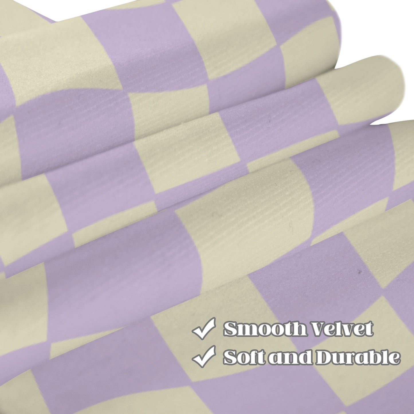 Checkered Window Curtain, Pink Cream Check Kitchen Living Room Bedroom Bathroom Fabric Rod Pocket Decor Housewarming Home 63 Inch