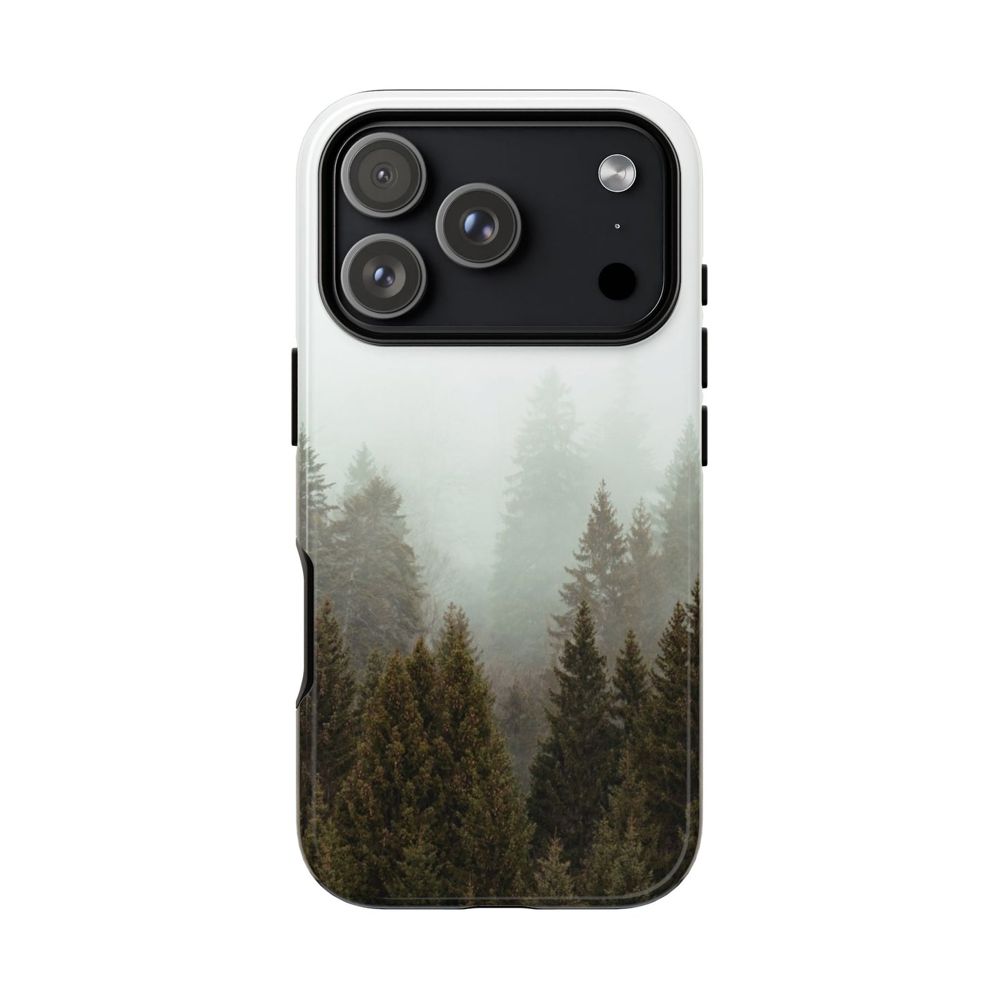 Pine Trees Forest Iphone 17 16 15 14 13 12 Pro Case, Fog  Cute Tough Hard Cases 11 8 Plus X XR XS Max Galaxy S26 S25 S24 S23 Phone Cover - Starcove Fashion