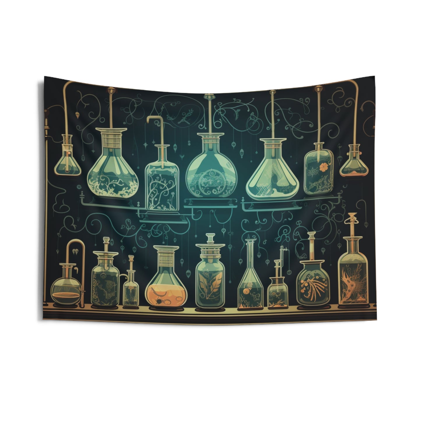Science Tapestry, Lab Equipment Chemistry Wall Art Hanging Cool Unique Landscape Aesthetic Large Small Decor Bedroom College Dorm Starcove Fashion