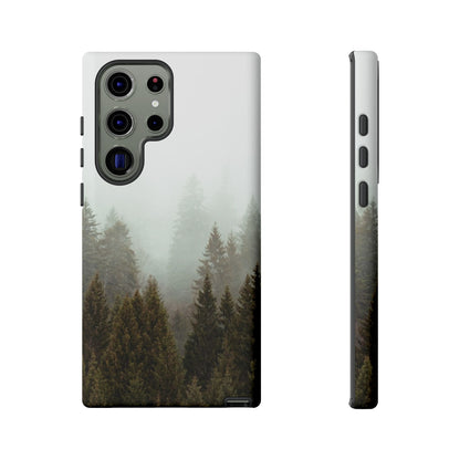 Pine Trees Forest Iphone 17 16 15 14 13 12 Pro Case, Fog  Cute Tough Hard Cases 11 8 Plus X XR XS Max Galaxy S26 S25 S24 S23 Phone Cover - Starcove Fashion