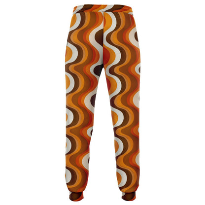 70s Retro Vintage Joggers Sweatpants with Pockets, Festival Women Men Female Ladies Fleece Comfy Cotton Sweats Pants Loungewear