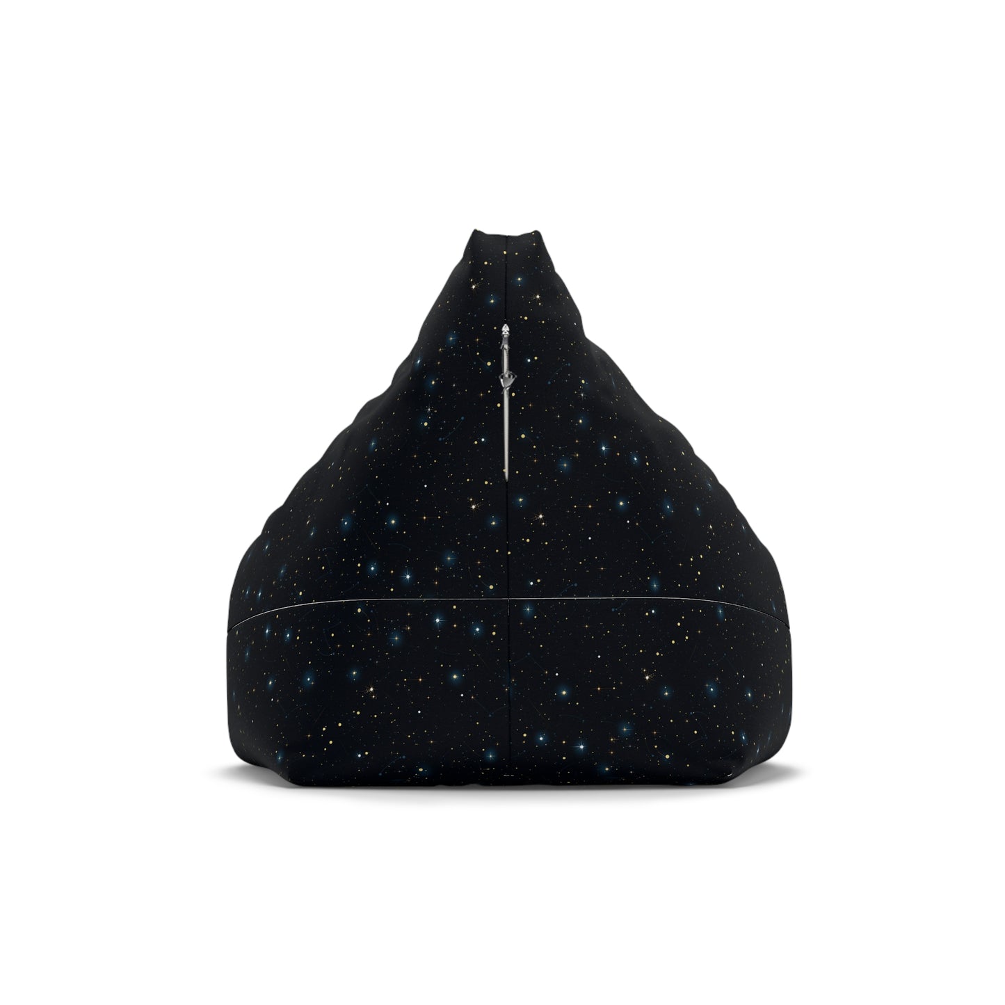 Constellation Bean Bag Chair Cover, Stars Space Galaxy Washable Triangle Small Large Adult Children Kids Sofa Dorm Decor Unfilled Sack