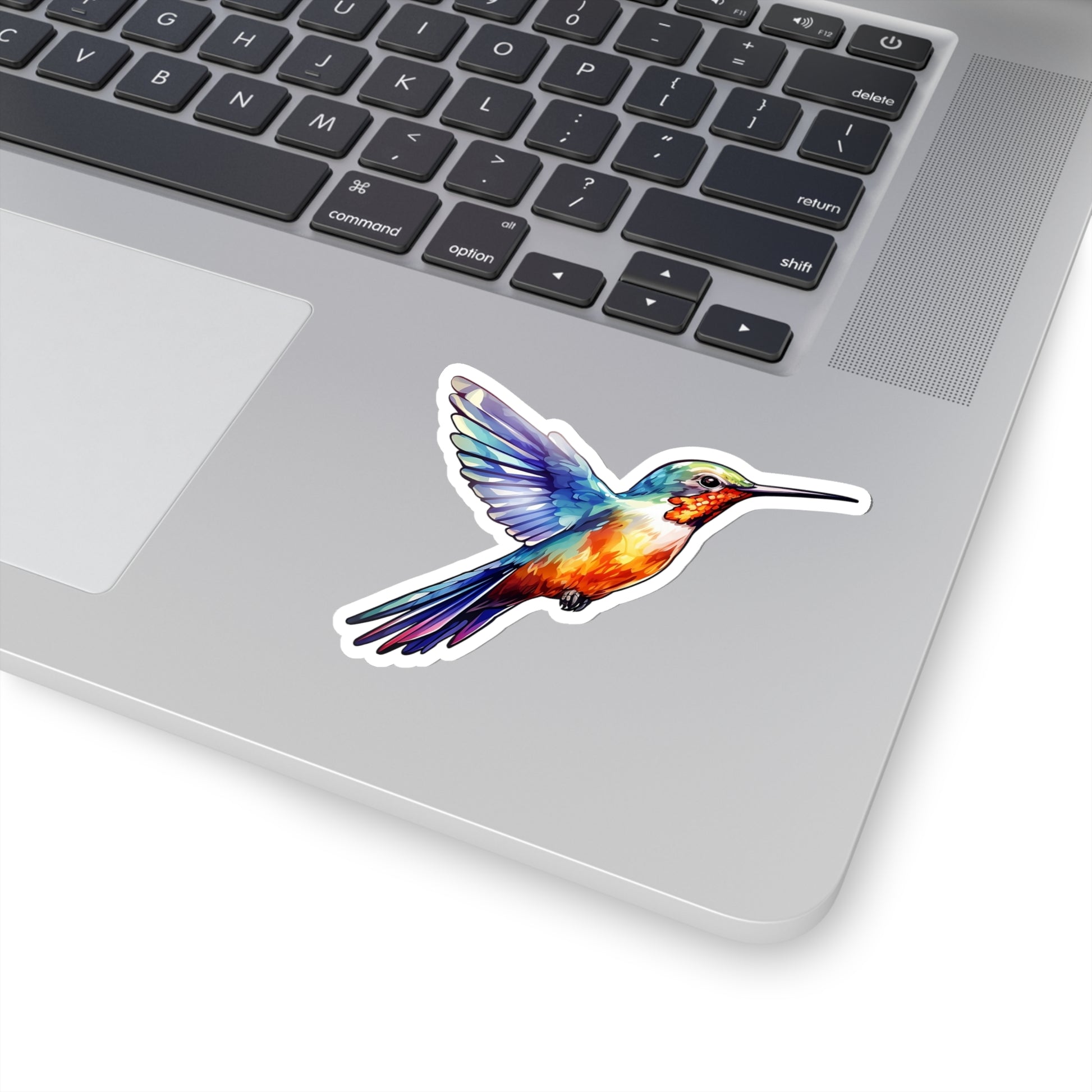 Hummingbird Sticker Decal, Watercolor Colorful Bird Art Vinyl Laptop Cute Waterbottle Car Waterproof Bumper Clear Aesthetic Die Cut Wall Starcove Fashion