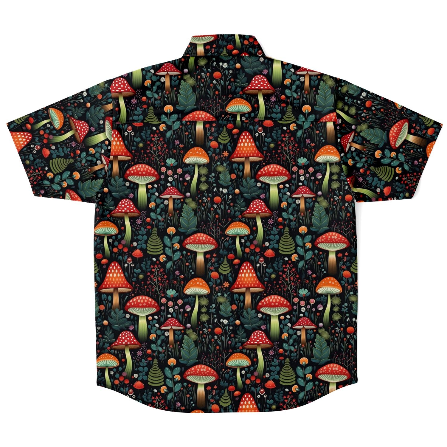 mushroom dress shirt Mushroom Astrology Party Shirt S