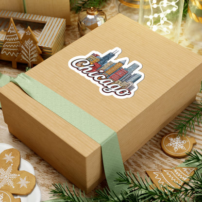 Chicago City Sticker Decal, Illinois Funny Art Vinyl Laptop Waterbottle Tumbler Car Vehicle Window Waterproof Bumper Clear Small Large Wall - Starcove Fashion