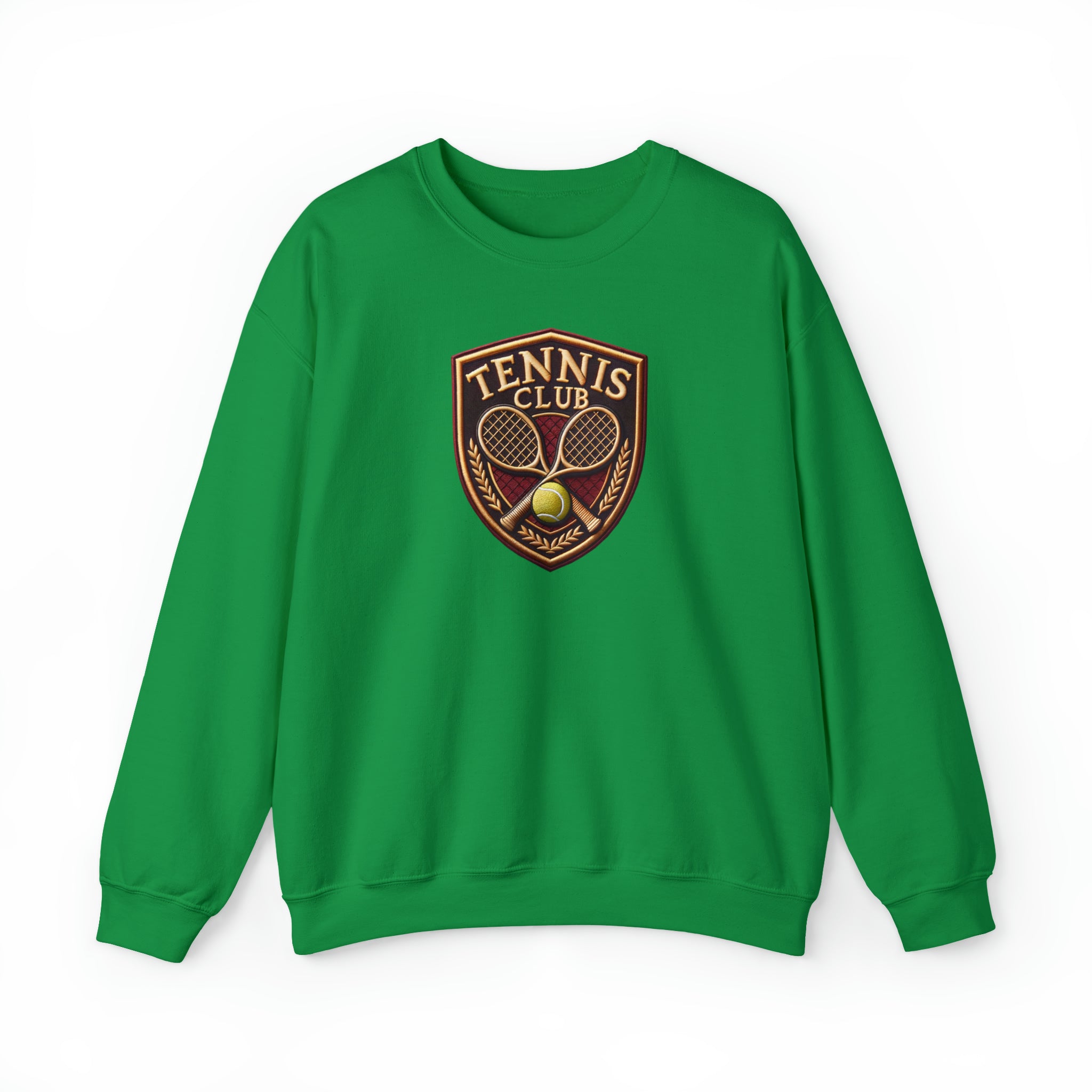 Tennis Club Sweatshirt, Graphic Shield Crewneck Fleece