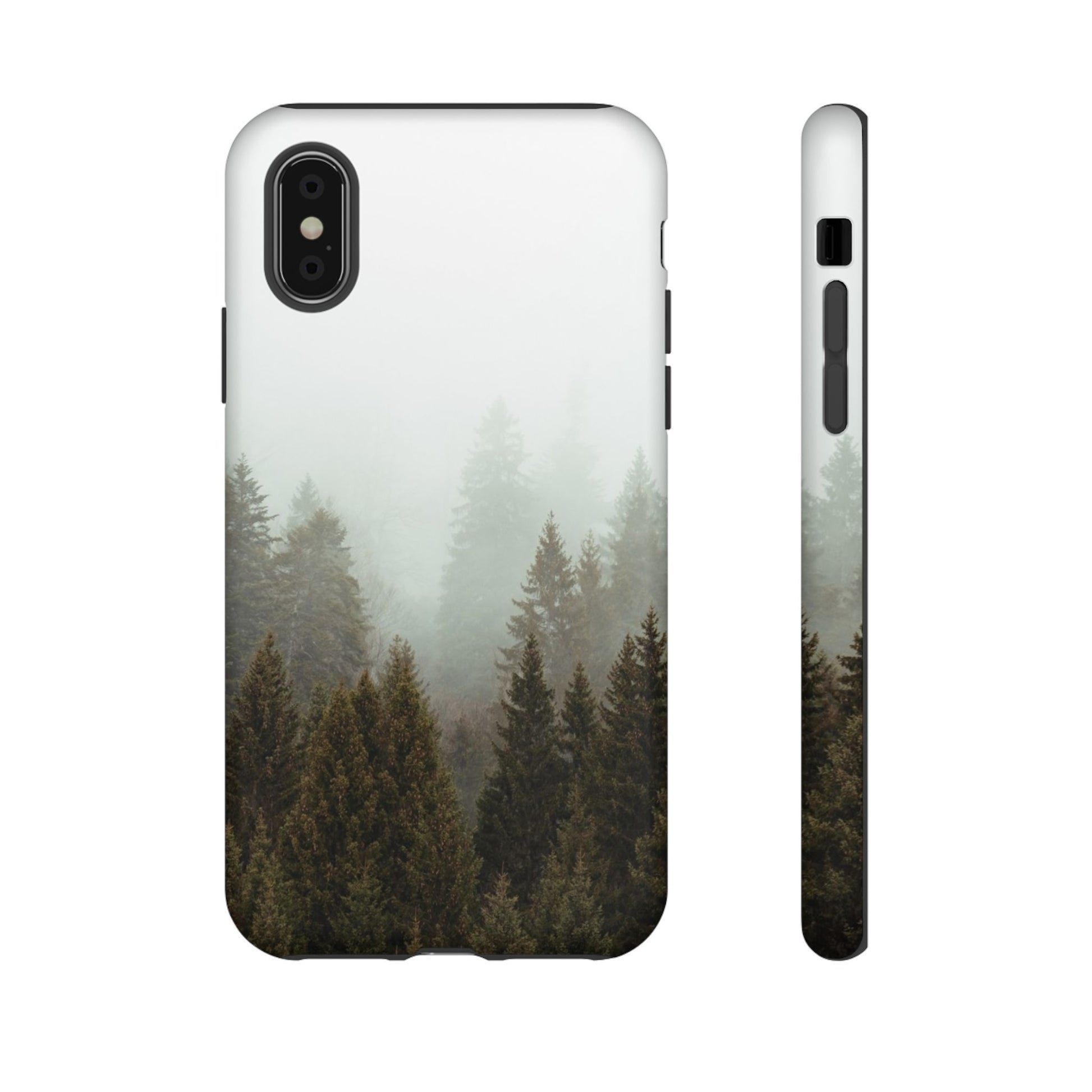 Pine Trees Forest Iphone 17 16 15 14 13 12 Pro Case, Fog  Cute Tough Hard Cases 11 8 Plus X XR XS Max Galaxy S26 S25 S24 S23 Phone Cover - Starcove Fashion