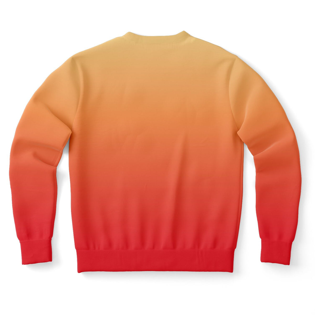 Red Orange Yellow Ombre Sweatshirt, Gradient Tie Dye Crewneck Fleece Cotton Sweater Jumper Pullover Men Women Adult Designer Top