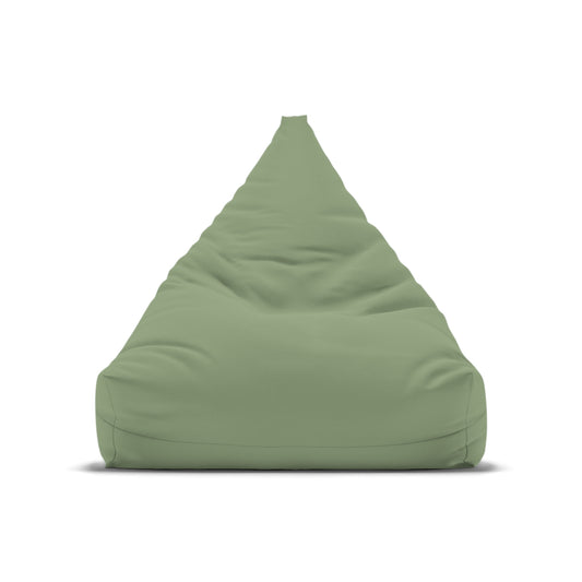 Sage Green Bean Bag Chair Cover, Light Olive Solid Custom Color Washable Furniture Small Large Adult Children Kids Dorm Decor Unfilled Sack