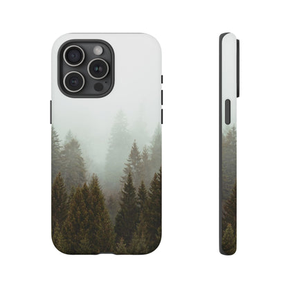 Pine Trees Forest Iphone 17 16 15 14 13 12 Pro Case, Fog  Cute Tough Hard Cases 11 8 Plus X XR XS Max Galaxy S26 S25 S24 S23 Phone Cover - Starcove Fashion